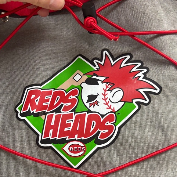 Cincinnati Reds - Red and Gray Backpack - Picture 3 of 11